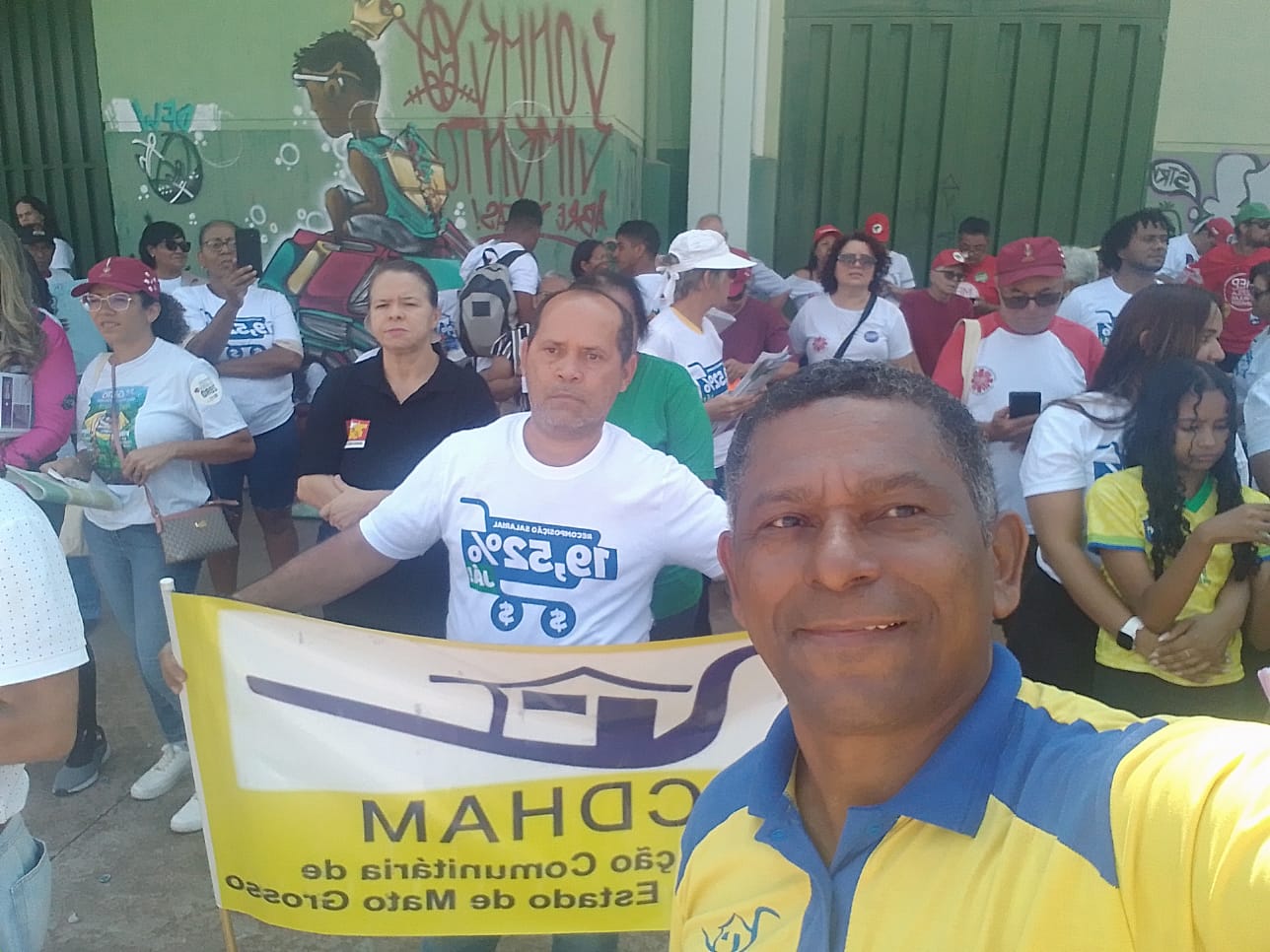 Grito dos Excluídos: EMÍDIO ACDHAM participa de caminhada em Cuiabá